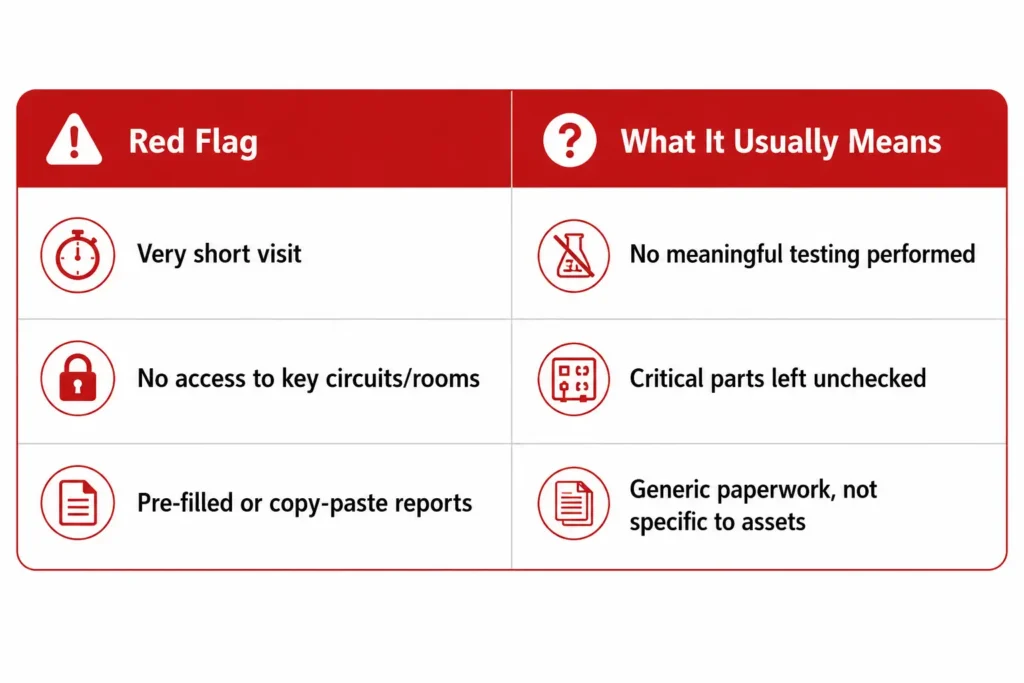 Avoid Certificates Without Proper Inspection / Cheap EICR Certificate Near Me