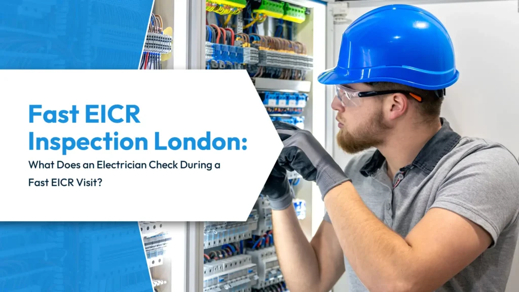 Fast EICR Inspection London What Does an Electrician Check During a Fast EICR Visit