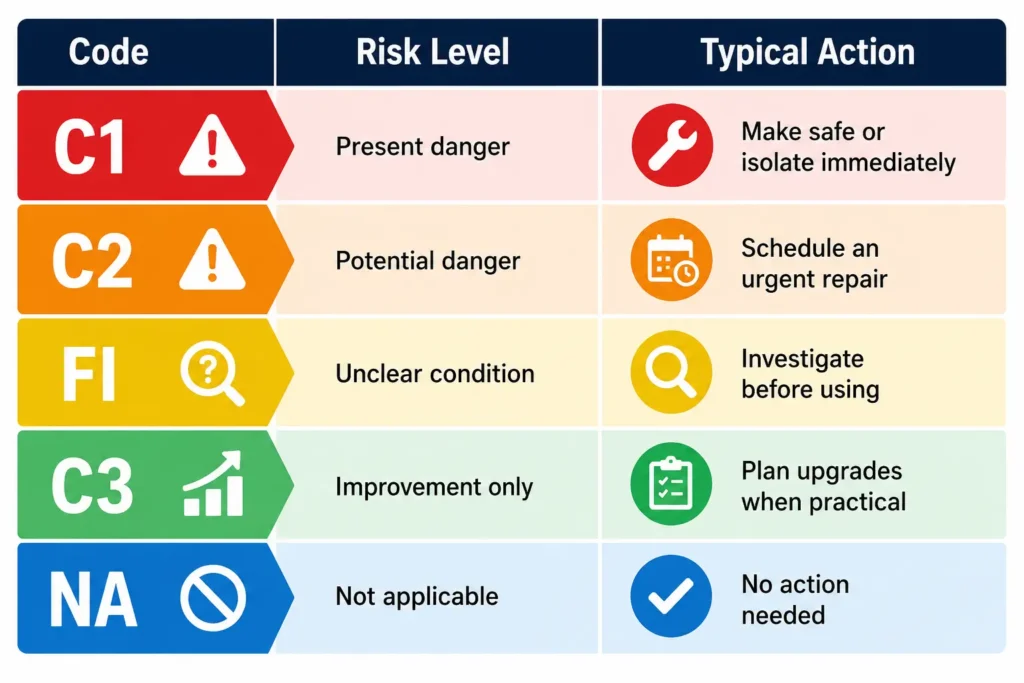 Remedial Actions After an EICR Test / EICR Test Procedure